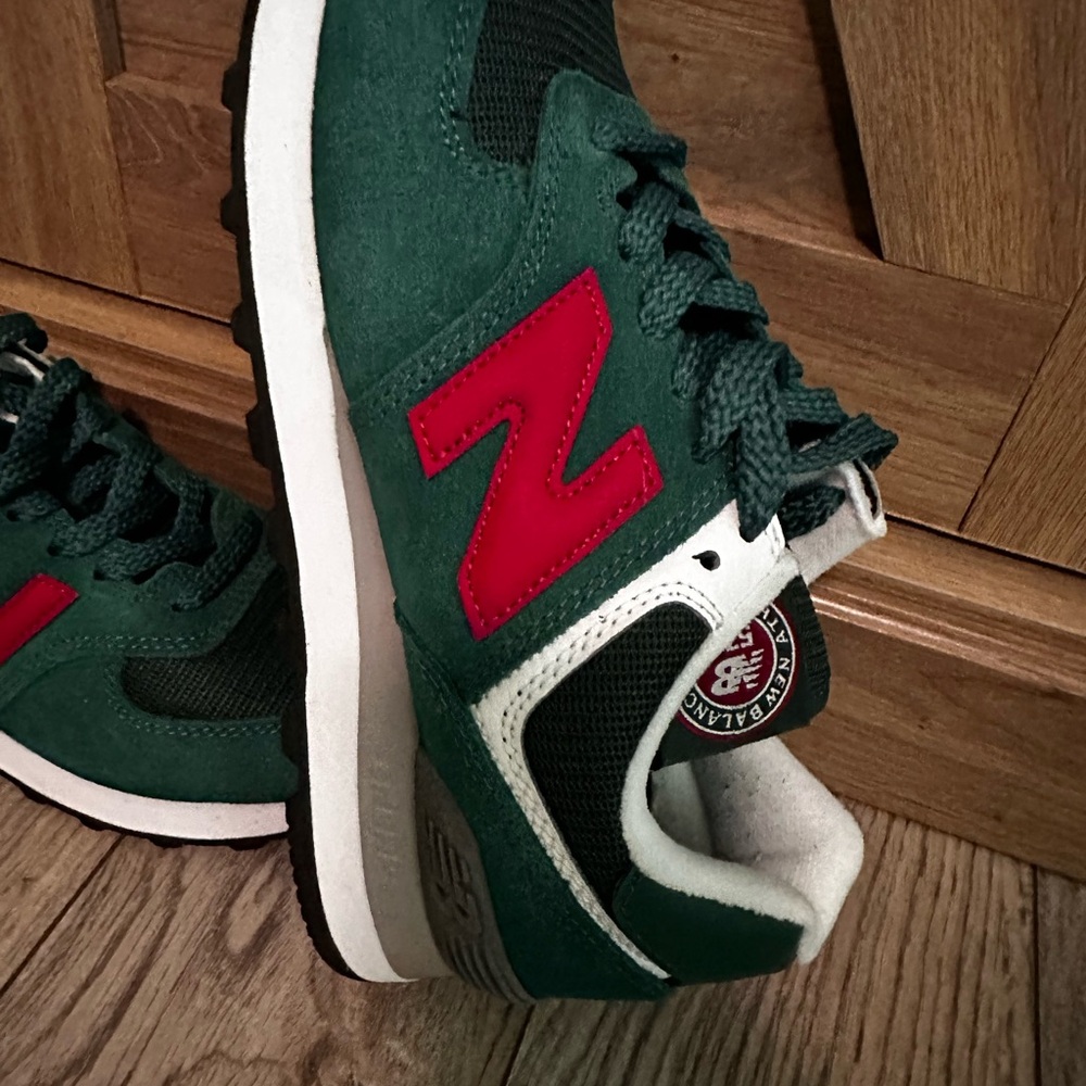 New Balance Women’s Green and Wine Red Sneakers
